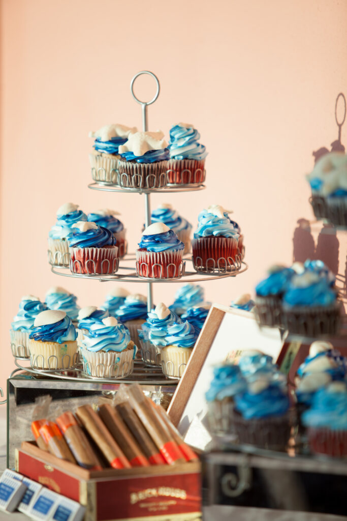 Wedding reception details inside The Don CeSar hotel in St Pete Beach