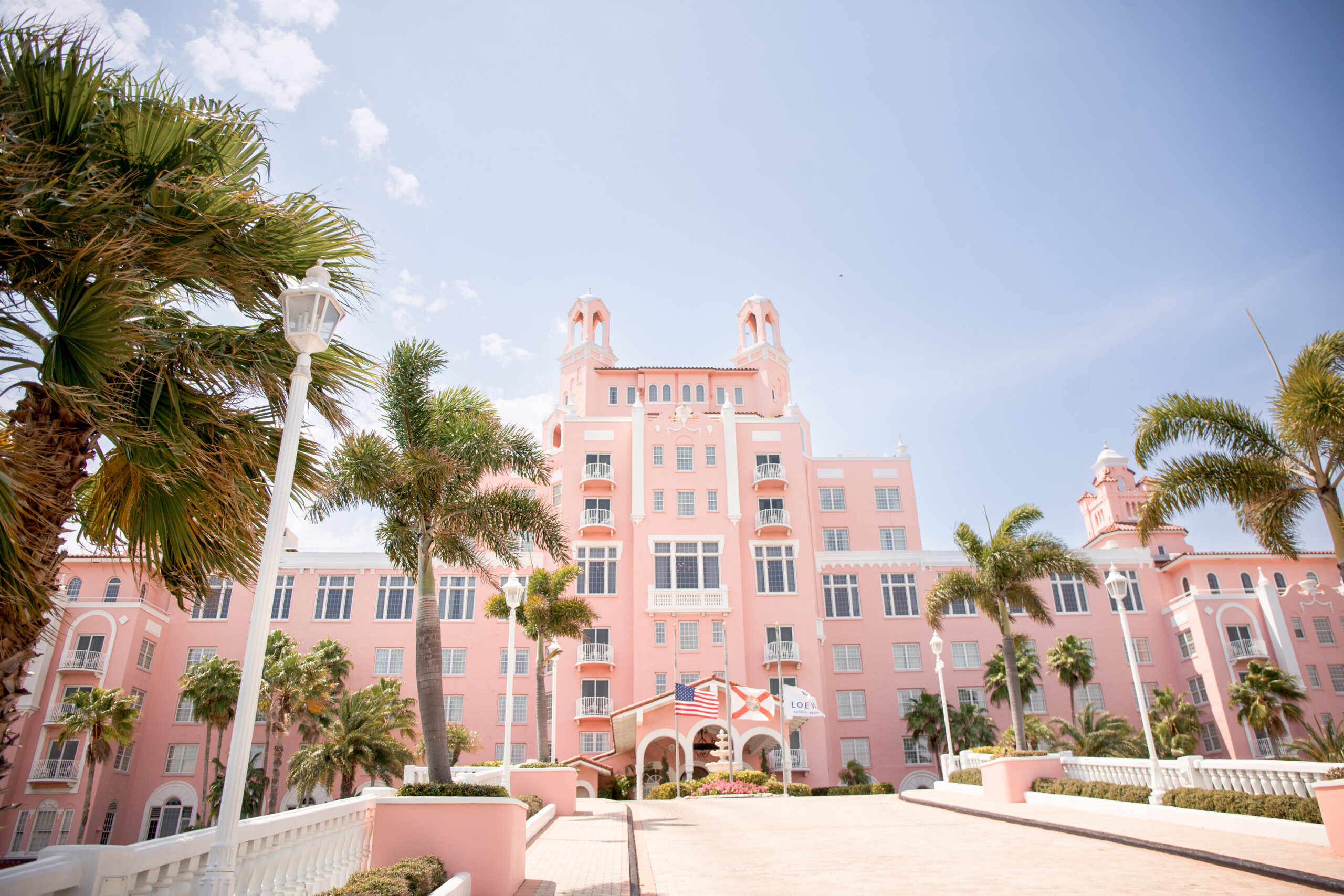 The Don CeSar pink hotel wedding venue on St Pete Beach Florida